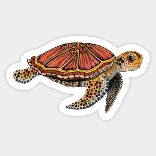 Sea Turtle Totem Animal Sticker